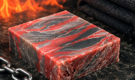 Ring of Fire — Bourbon and Fire Scented Artisan Wrestling Soap