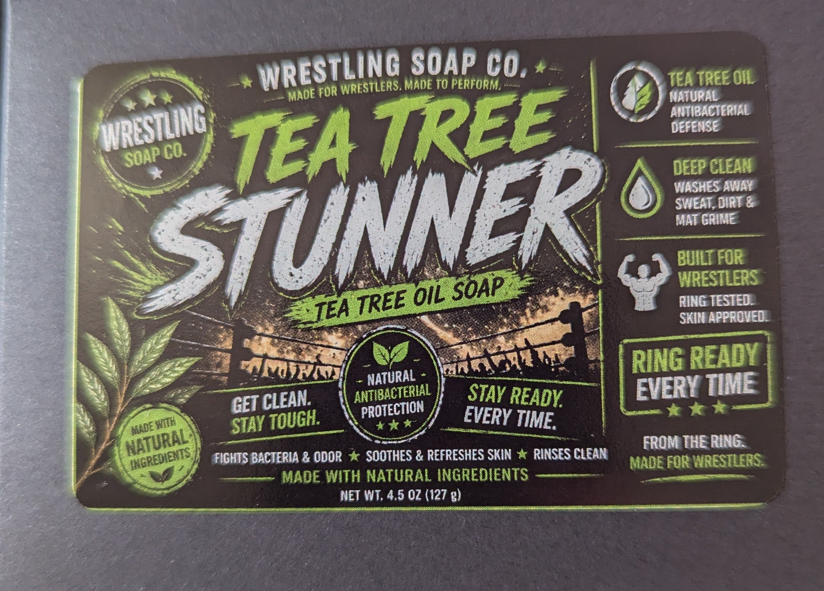 Tea Tree Stunner — Tea Tree Artisan Wrestling Soap