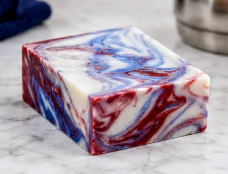 Clean Cut Clothesline soap bar on marble surface